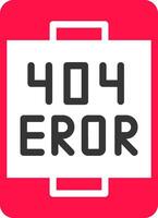 diseño de icono creativo de error vector