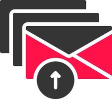 Email Blasts Creative Icon Design vector