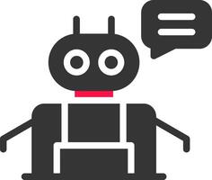 Chatbot Creative Icon Design vector