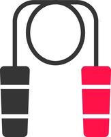 Jumping Rope Creative Icon Design vector