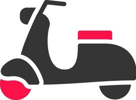 diseño de icono creativo de scooter vector