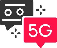 5G Creative Icon Design vector