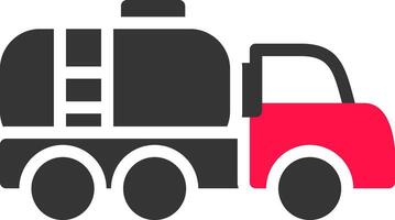 Tanker Truck Creative Icon Design vector