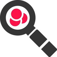 Magnifying Glass Creative Icon Design vector