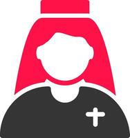 Nun Creative Icon Design vector