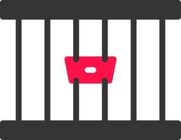 Jail Creative Icon Design vector