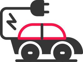 Electric Car Creative Icon Design vector