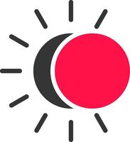 Eclipse Creative Icon Design vector