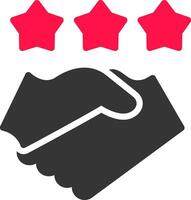 Game Handshake Creative Icon Design vector