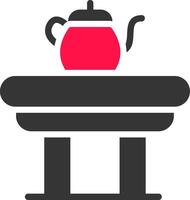 diseño de icono creativo de mesa de café vector