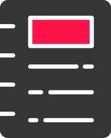 Notebook Creative Icon Design vector