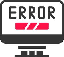 diseño de icono creativo de error vector