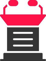 Lectern Creative Icon Design vector