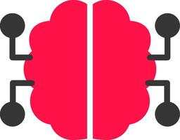 Neurons Circuit Creative Icon Design vector