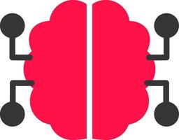 Neurons Circuit Creative Icon Design vector