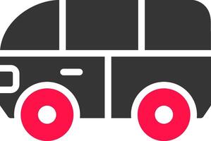 diseño de icono creativo de furgoneta vector