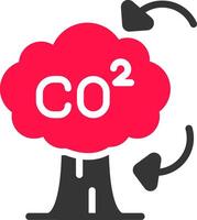 co2 creativo icono diseño vector