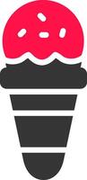 Ice Cream Cone Creative Icon Design vector