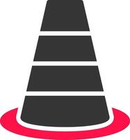 Traffic Cone Creative Icon Design vector