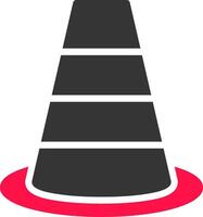 Traffic Cone Creative Icon Design vector