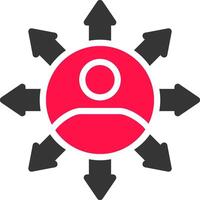 Influence Creative Icon Design vector