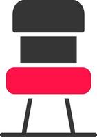diseño de icono creativo de silla vector