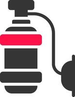 Oxygen Tank Creative Icon Design vector