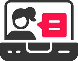 Job Interview Creative Icon Design vector