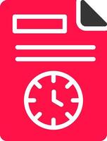 Schedule Creative Icon Design vector