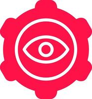 Eye Setting Creative Icon Design vector
