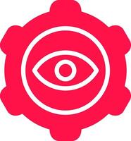 Eye Setting Creative Icon Design vector