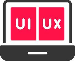 ui ux creativo icono diseño vector