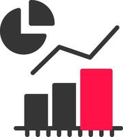 Statistical Analysis Creative Icon Design vector