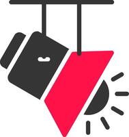 Spotlight Creative Icon Design vector