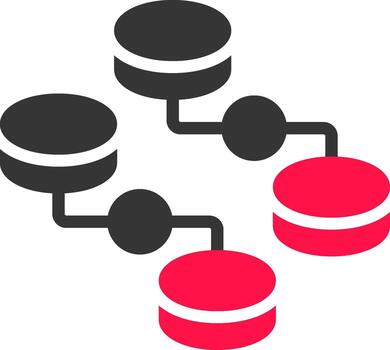 desestructurado datos creativo icono diseño vector