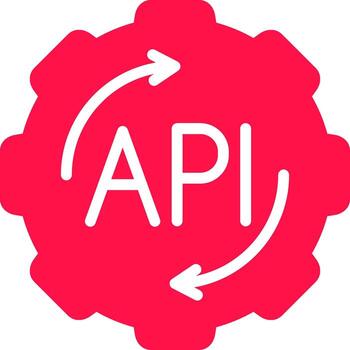 API Creative Icon Design vector