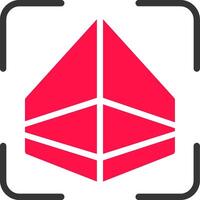 3D Surface Creative Icon Design vector