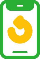 Line Two Colour vector