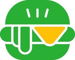 Line Two Colour vector