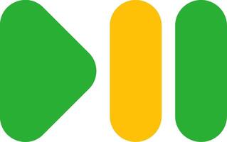 Line Two Colour vector