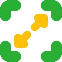 Line Two Colour vector