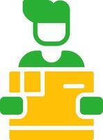 Line Two Colour vector