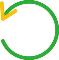 Line Two Colour vector