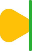 Line Two Colour vector