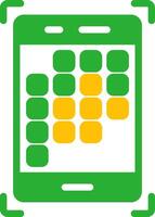 Line Two Colour vector