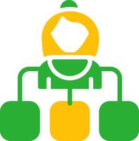 Line Two Colour vector