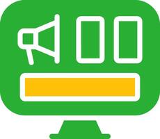 Line Two Colour vector