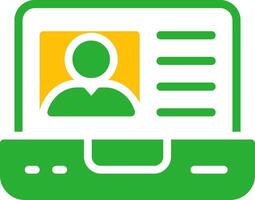Line Two Colour vector