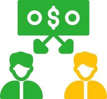 Line Two Colour vector