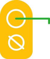 Line Two Colour vector